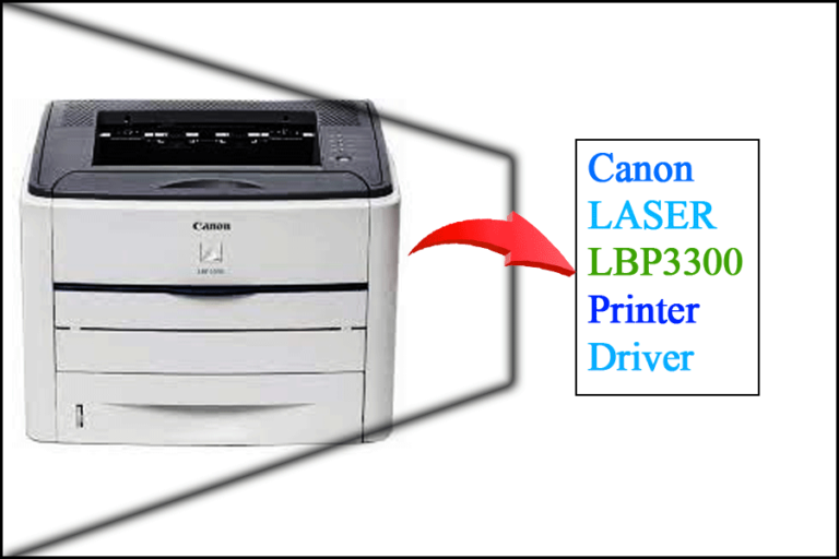 Canon LASER SHOT LBP3300 Printer Driver Software Download