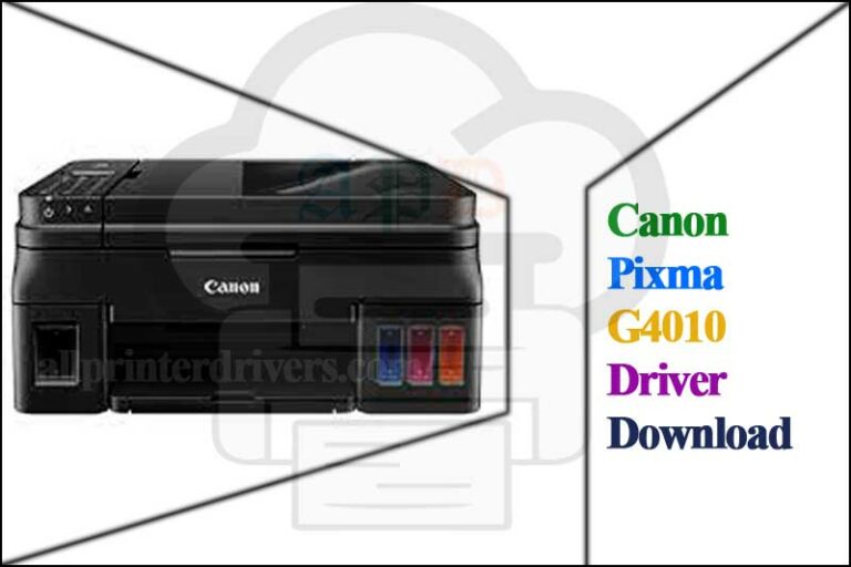 Canon Pixma G4010 Driver Download Full Driver & Software
