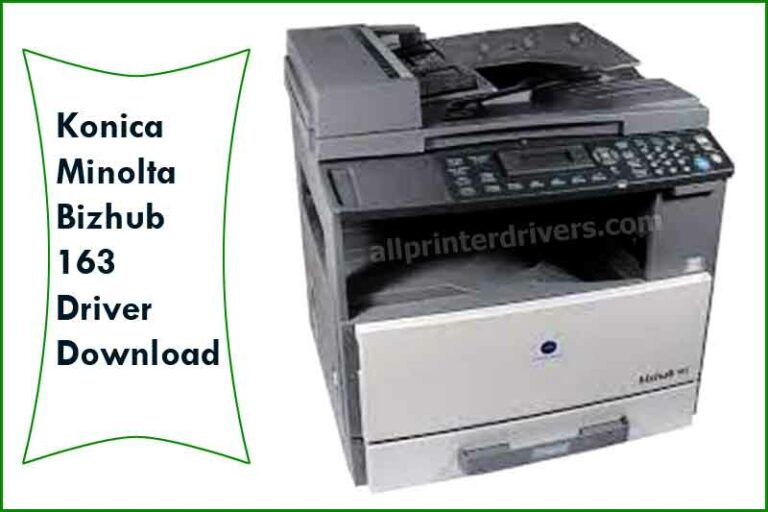 Konica Minolta Bizhub 163 Driver Download (Printer / Scanner)